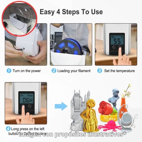 🧵 Secador de Filamento SUNLU FilaDryer S1 Plus | Impresión 3D Profesional | Grado B 🛠️