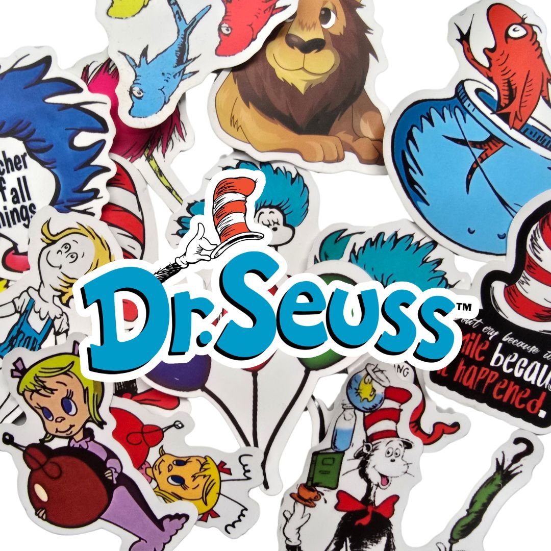 Stickers DR Seuss en Vinil | Resistentes al Agua