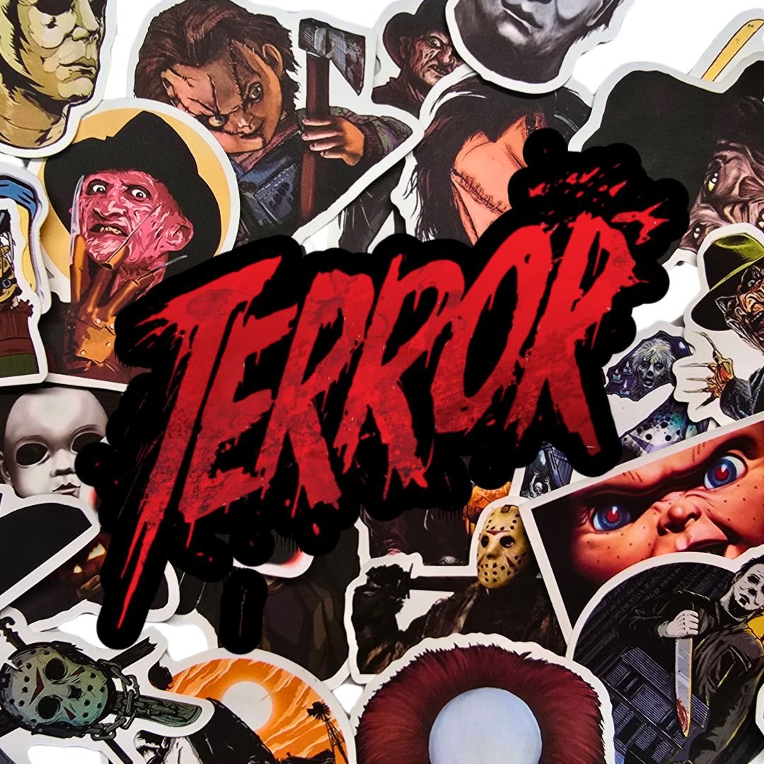 Stickers Terror en Vinil | Resistentes al Agua