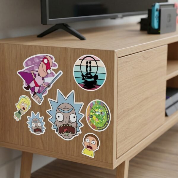 Pack de Stickers de Vinil: Rick and Morty