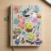 Pack de Stickers de Vinil: Bob Esponja