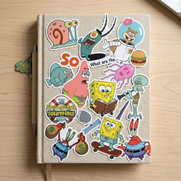 Pack de Stickers de Vinil: Bob Esponja