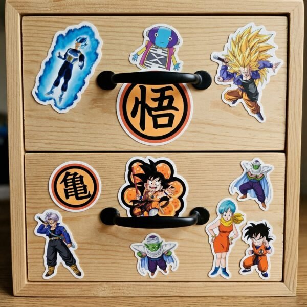 2 Pack de Stickers de Vinil: Dragon Ball