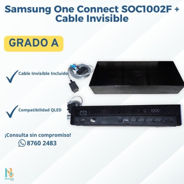 🔥 Caja Samsung One Connect SOC1002F + Cable Invisible (Original) 🔥