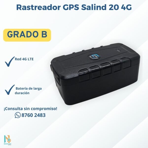 🛰️ Rastreador GPS Salind 20 4G - Autonomía de Larga Duración 🛰️