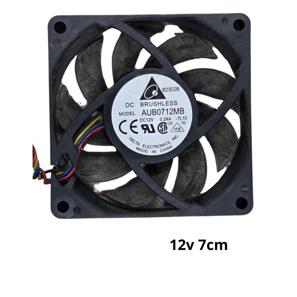 Ventilador 12v 7cm