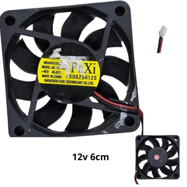 Ventilador para DIY y Electrónica 12V - 6cm /  60mm