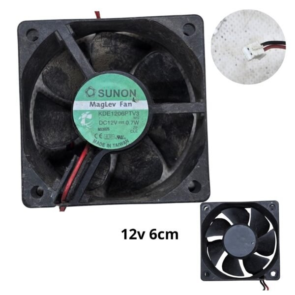 Ventilador 12v 6cm
