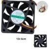 Ventilador para DIY y Electrónica 12V - 6cm /  60mm