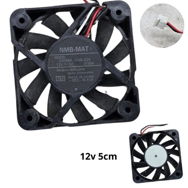 Ventilador para DIY y Electrónica 12V -  5cm /  50mm