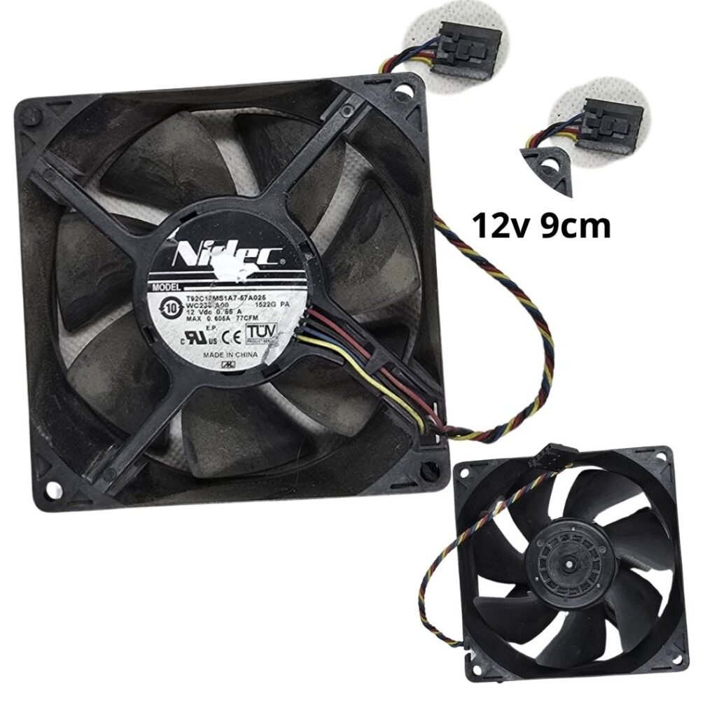 Ventilador 12v 9CM