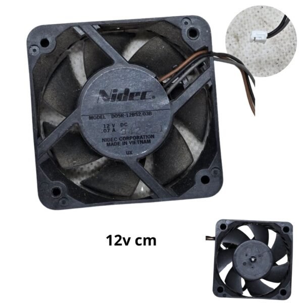 Ventilador para DIY y Electrónica 12V -  5cm /  50mm