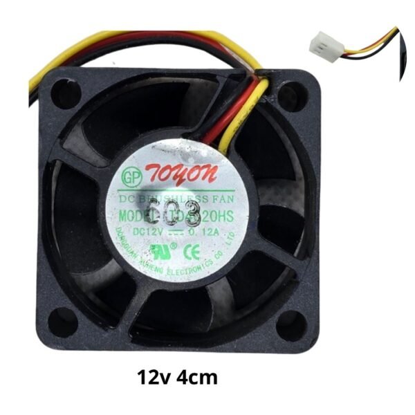 Ventilador para DIY y Electrónica 12V -  4cm /  40mm