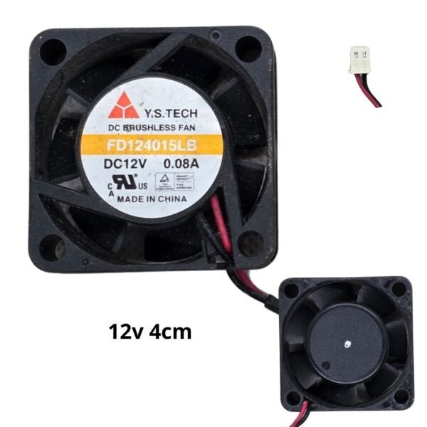 Ventilador para DIY y Electrónica 12V -  4cm /  40mm