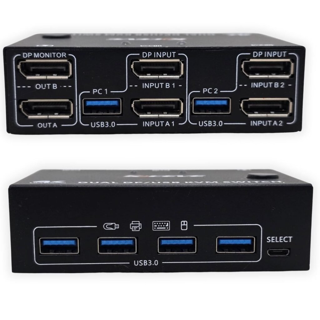 KVM Switch Dual Monitor DisplayPort