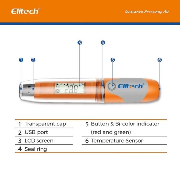 🌡️ Registrador de Temperatura USB Elitech RC-51 | Data Logger Profesional 🌡️