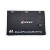 KVM Switch Dual Monitor DisplayPort 4K@60Hz