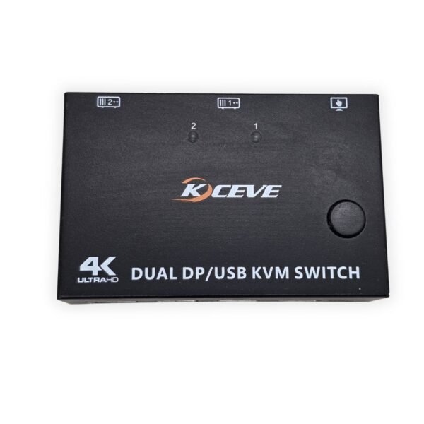 KVM Switch Dual Monitor DisplayPort 4K@60Hz