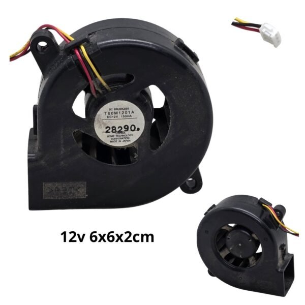 Ventilador Blower 12V - ¡Potencia de Enfriamiento!