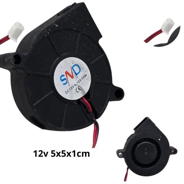 Ventilador Blower 12V - ¡Potencia de Enfriamiento!