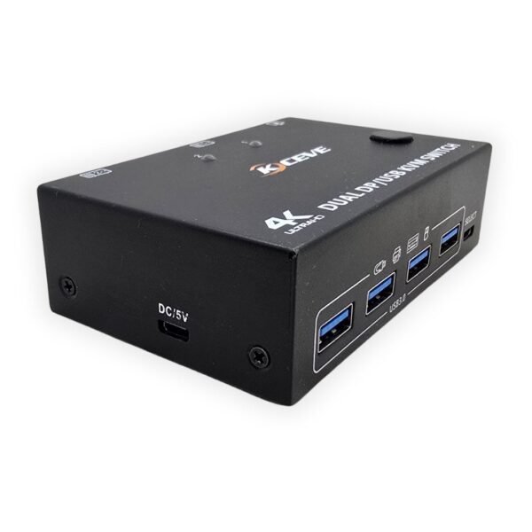 KVM Switch Dual Monitor DisplayPort 4K@60Hz