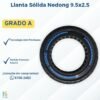 2 Llanta Sólida Nedong 9.5x2.5 Para Scooter Eléctrico