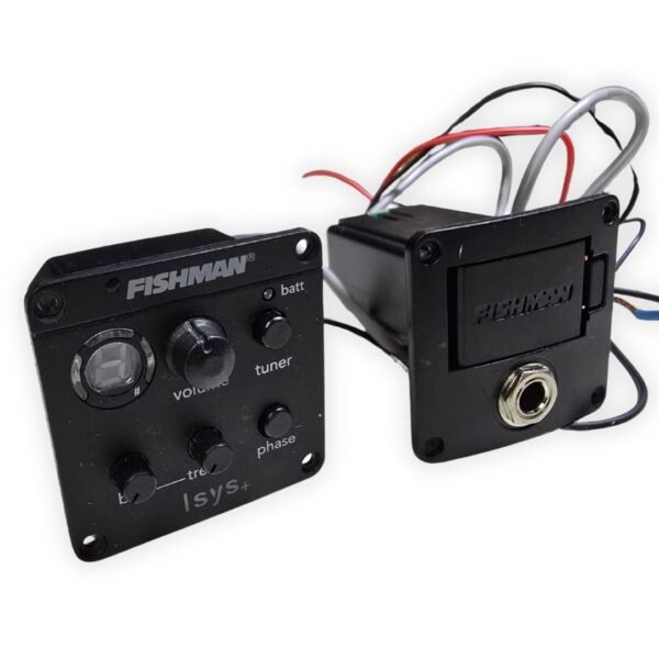 4 Sistema de Preamplificador para Guitarra Acústica Fishman Isys+