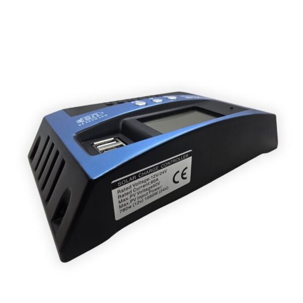 5 Controlador Regulador de Carga Solar 60A 12V/24V