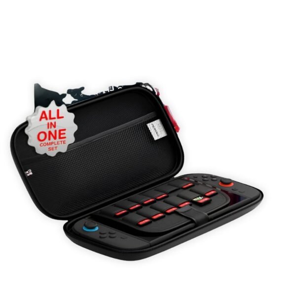 8 Kit Combo Estuche Rígido para Nintendo Switch 1 y 2 + Accesorios Premium