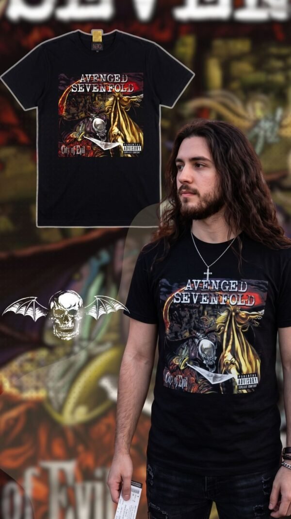 Camiseta Avenged Sevenfold City of Evil