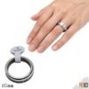 Anillo Giratorio Antiestrés - Acero Inoxidable Black & Steel 20mm