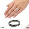 11 Anillos de Acero Inoxidable