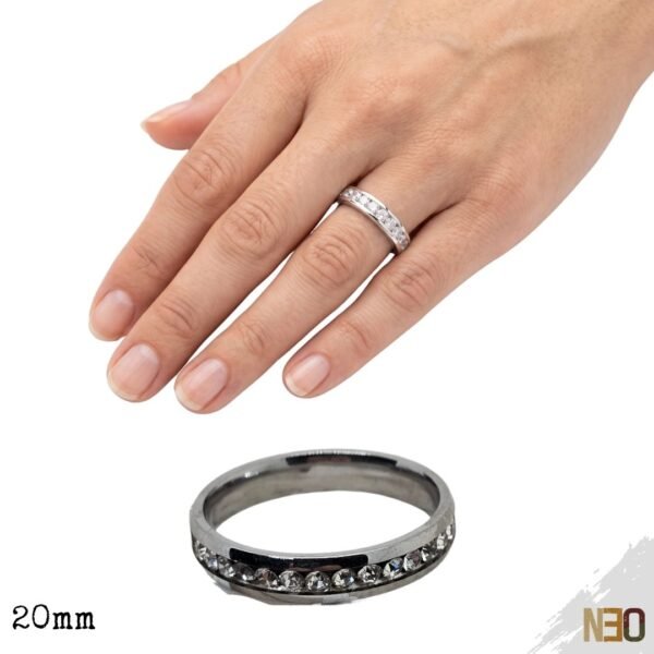 11 Anillos de Acero Inoxidable