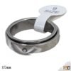 Anillo Giratorio Antiestrés - Acero Inoxidable Black & Steel 20mm