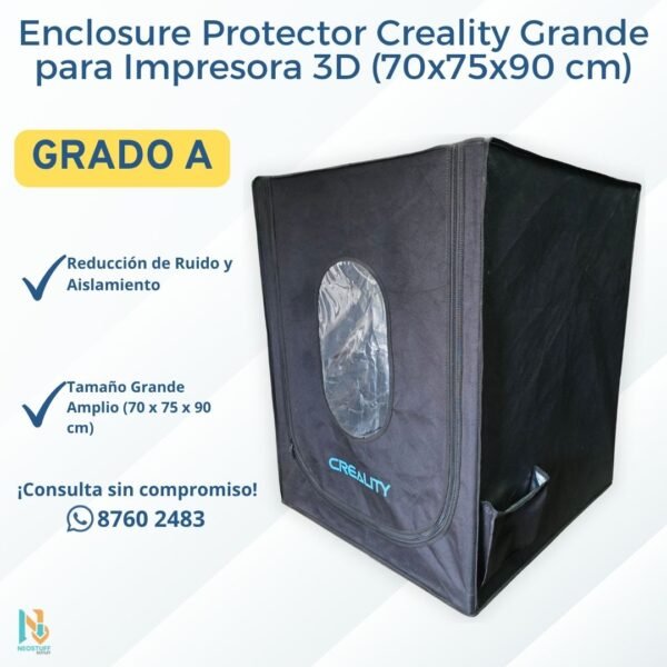 2 Enclosure Protector Creality Grande para Impresora 3D (70x75x90 cm)