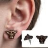 Aretes Star Wars - Madera Plywood y Resina Artesanal