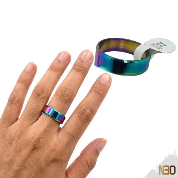 3 Anillos de Acero Inoxidable