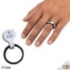 Anillo Giratorio Antiestrés - Acero Inoxidable Black & Steel 20mm
