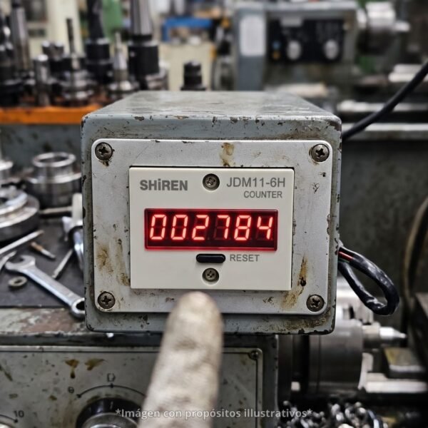 Contador Digital Electrónico LED JDM11-6H Shiren 6 Dígitos