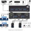 3 Switch Dual Monitor DisplayPort 4K@60Hz