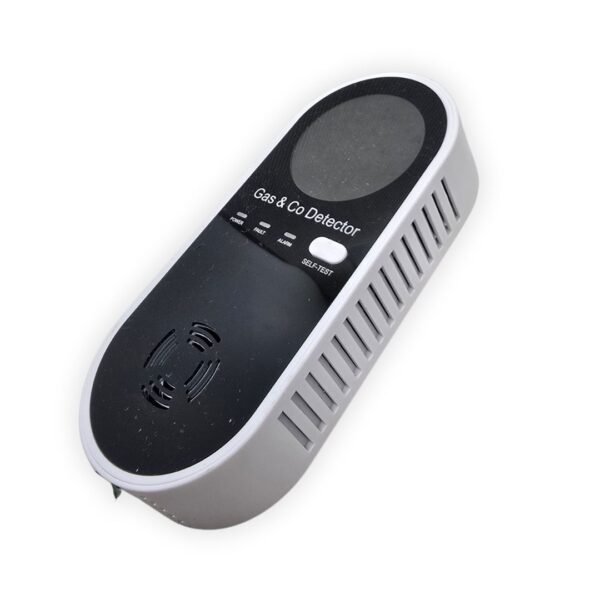 Detector de Gas y Monóxido de Carbono CO Enchufable de Pared