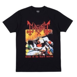 5 Camiseta Black Metal Mayhem - Dawn of the Black Hearts