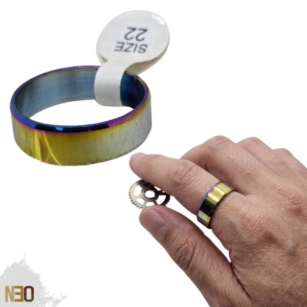 7 Anillos de Acero Inoxidable