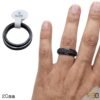 Anillo Giratorio Antiestrés - Acero Inoxidable Black & Steel 20mm