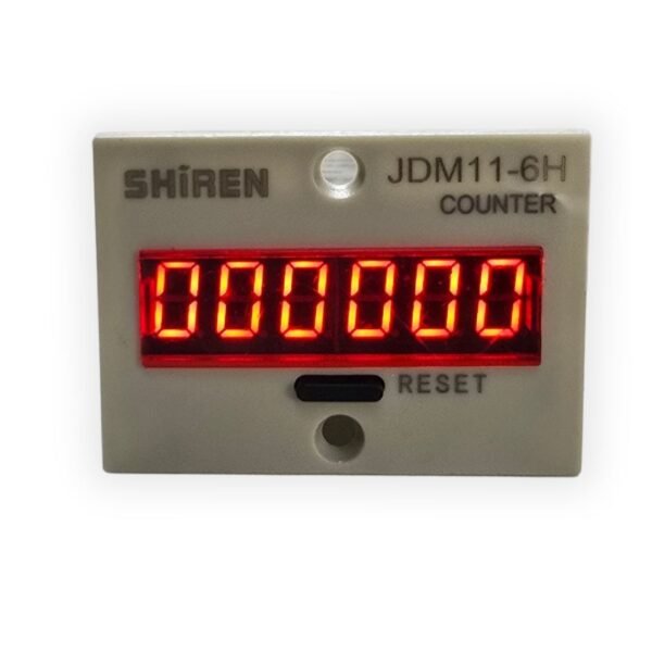 Contador Digital Electrónico LED JDM11-6H Shiren 6 Dígitos