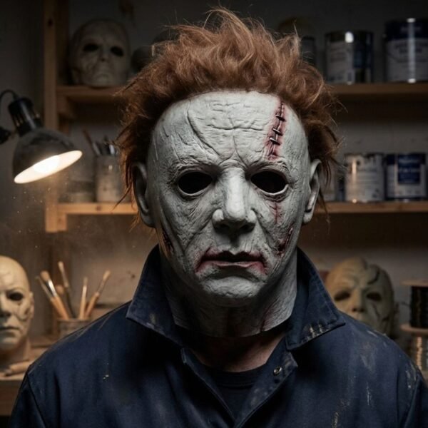 2 Máscara de Michael Myers Halloween Terror Cosplay Adulto