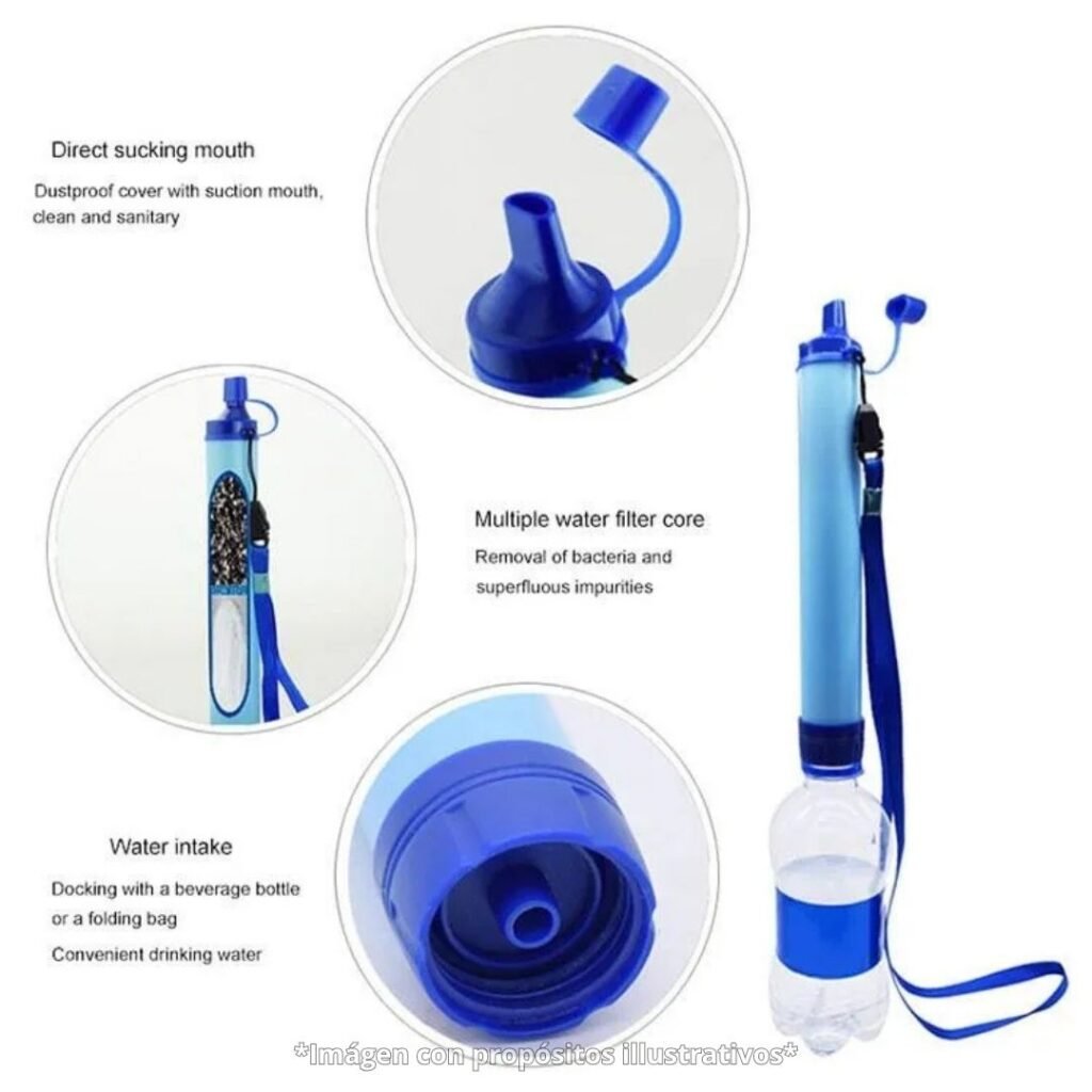 Filtro de agua portátil para camping