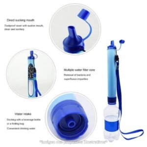 Filtro de agua portátil para camping
