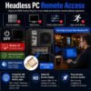 4 Adaptador HDMI EDID Dummy Plug 4K UHD Emulador de Pantalla
