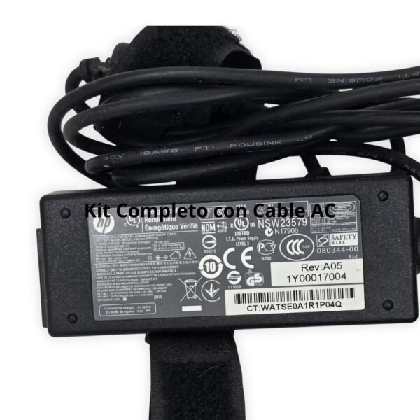 Cargador Original HP 30W 19V 1.58A para HP Mini y Compaq (PPP018L)